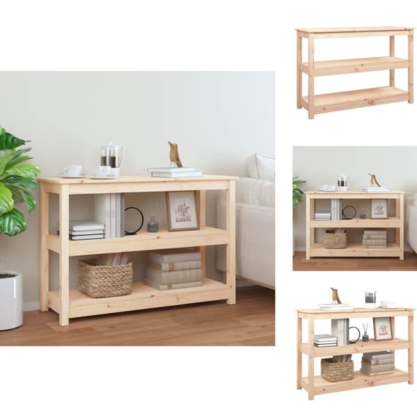 Avlastningsbord - Living Konsolbord 110x40x74 cm massiv furu