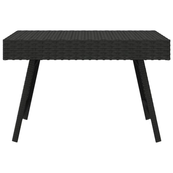 Foldbart sidebord 60x40x38 cm polyrattan sort - Sidebord - Sideborde - Home & Living