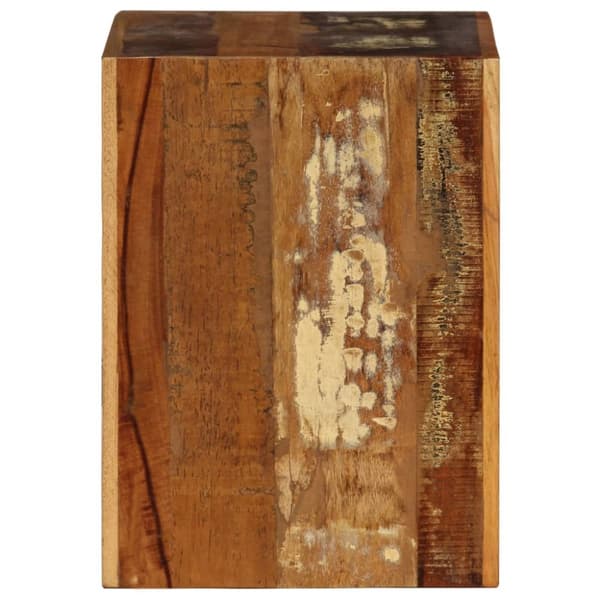 Skammel 40x30x40 cm massivt genbrugstræ - Taburet - Taburetter - Home & Living