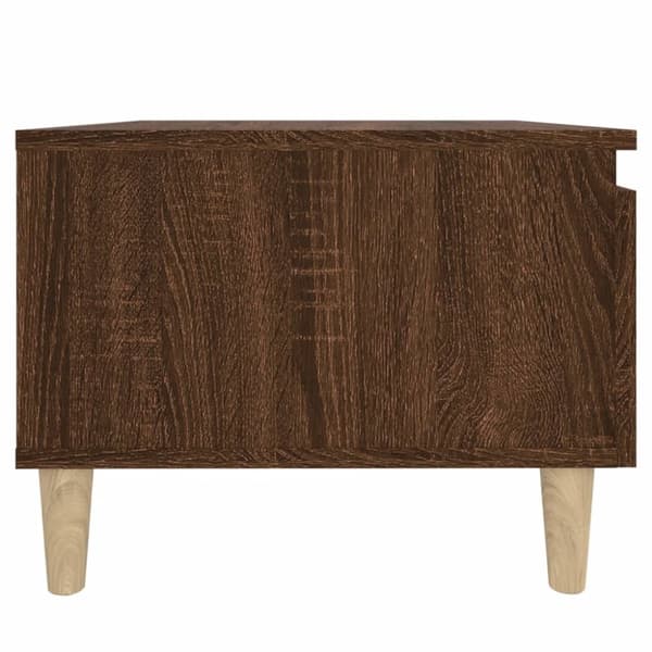 Sivupöydät 2 kpl ruskea tammi 50x46x35 cm tekninen puu - Sivupöytä - Sivupöydät - Home & Living