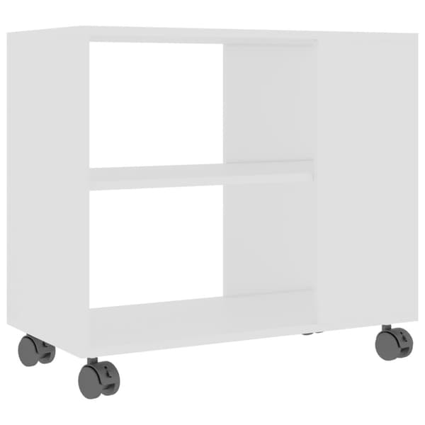 Sidobord vit 70x35x55 cm konstruerat trä - Sidobord - Sido Bord - Home & Living