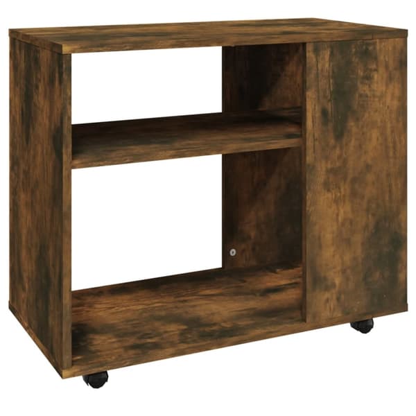 Soffbord rökfärgad ek 70x35x55 cm konstruerat trä - Soffbord - Vardagsrumsbord - Home & Living