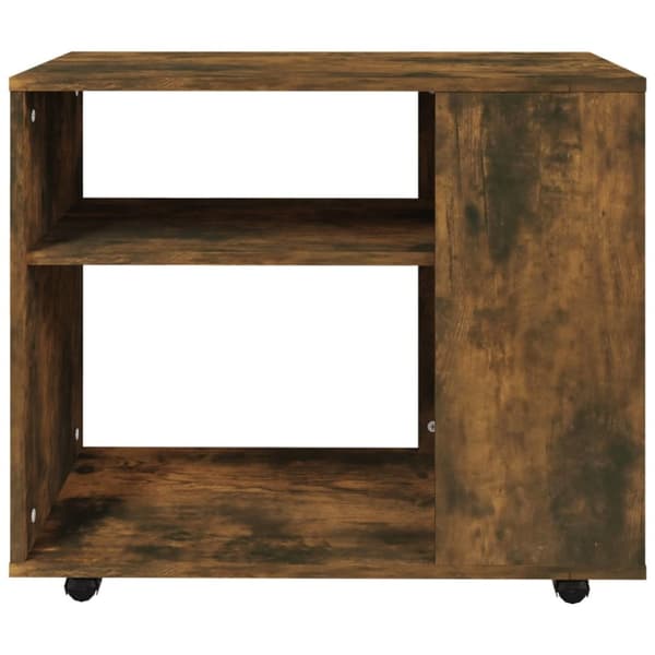 Soffbord rökfärgad ek 70x35x55 cm konstruerat trä - Soffbord - Vardagsrumsbord - Home & Living