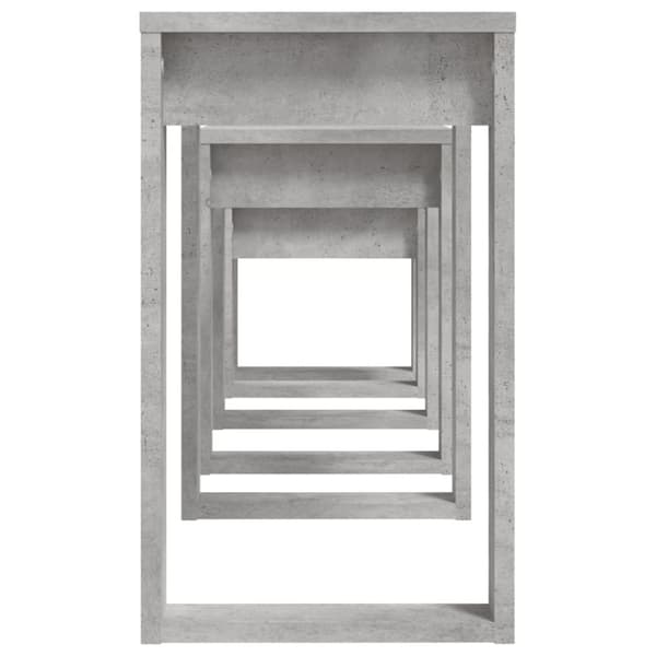 Indskudsborde 3 stk. Konstrueret træ betongrå - Indskudsbord - Indskudsborde - Home & Living