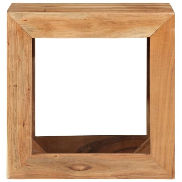 Skammel 40x30x40 cm massivt akacietræ - Skammel - Skamler - Home & Living