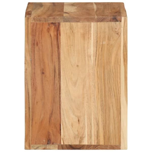Skammel 40x30x40 cm massivt akacietræ - Skammel - Skamler - Home & Living