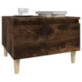 Miniatyrbillede 6 af 11: Sideborde 2 stk. 50x46x35 cm konstrueret træ røget egetræsfarve - Sidebord - Sideborde - Home & Living