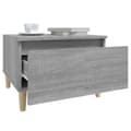 Miniatyrbillede 7 af 11: Sideborde 2 stk. 50x46x35 cm konstrueret træ grå sonoma-eg - Sidebord - Sideborde - Home & Living