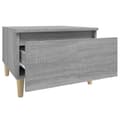 Miniatyrbillede 10 af 11: Sideborde 2 stk. 50x46x35 cm konstrueret træ grå sonoma-eg - Sidebord - Sideborde - Home & Living