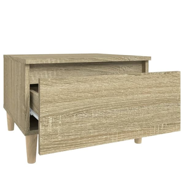 Sideborde 2 stk. 50x46x35 cm konstrueret træ sonoma-eg - Sidebord - Sideborde - Home & Living