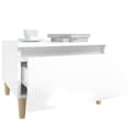 Miniatyrbillede 7 af 11: Sideborde 2 stk. 50x46x35 cm konstrueret træ hvid højglans - Sidebord - Sideborde - Home & Living