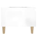 Miniatyrbillede 11 af 11: Sideborde 2 stk. 50x46x35 cm konstrueret træ hvid højglans - Sidebord - Sideborde - Home & Living
