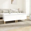 Miniatyrbillede 2 af 11: Sideborde 2 stk. 50x46x35 cm konstrueret træ hvid højglans - Sidebord - Sideborde - Home & Living