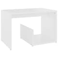 Miniatyrbillede 3 af 7: Sidebord 59x36x38 cm konstrueret træ hvid - Sidebord - Sideborde - Home & Living