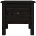 Miniatyrbillede 9 af 11: Sideborde 2 stk. 40x40x39 cm massivt fyrretræ sort - Sidebord - Sideborde - Home & Living