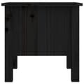 Miniatyrbillede 11 af 11: Sideborde 2 stk. 40x40x39 cm massivt fyrretræ sort - Sidebord - Sideborde - Home & Living