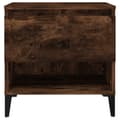 Miniatyrbillede 8 af 11: Sideborde 2 stk. 50x46x50 cm konstrueret træ røget egetræsfarve - Sidebord - Sideborde - Home & Living