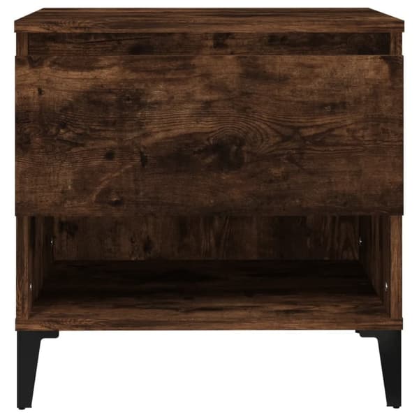 Sideborde 2 stk. 50x46x50 cm konstrueret træ røget egetræsfarve - Sidebord - Sideborde - Home & Living