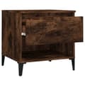 Miniatyrbillede 9 af 11: Sideborde 2 stk. 50x46x50 cm konstrueret træ røget egetræsfarve - Sidebord - Sideborde - Home & Living