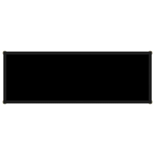 Konsolbord 100x35x75 cm hærdet glas sort - Konsolbord - Konsolborde - Home & Living