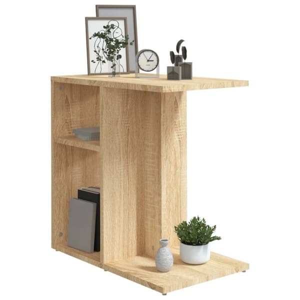 Sidebord 50x30x50 cm konstrueret træ sonoma-egetræsfarvet - Sidebord - Sideborde - Home & Living