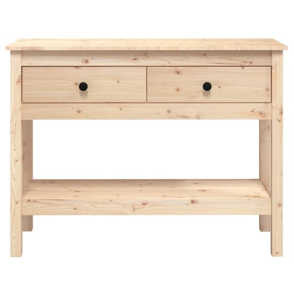 Konsolbord 100x35x75 cm massivt fyrretræ - Konsolbord - Konsolborde - Home & Living