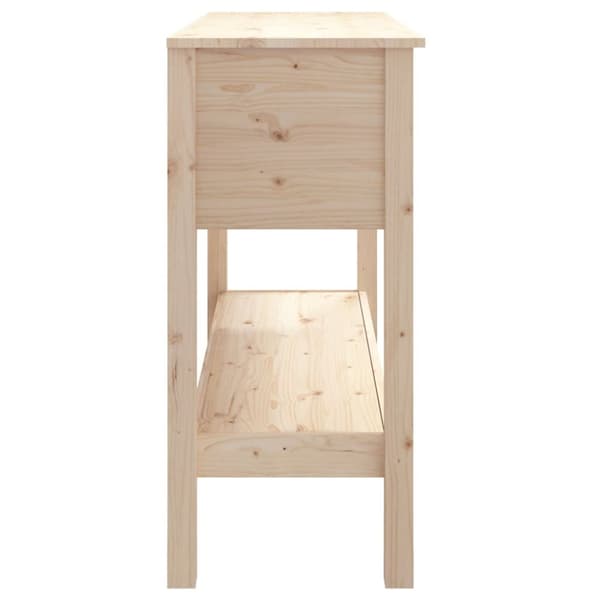 Konsolbord 100x35x75 cm massivt fyrretræ - Konsolbord - Konsolborde - Home & Living