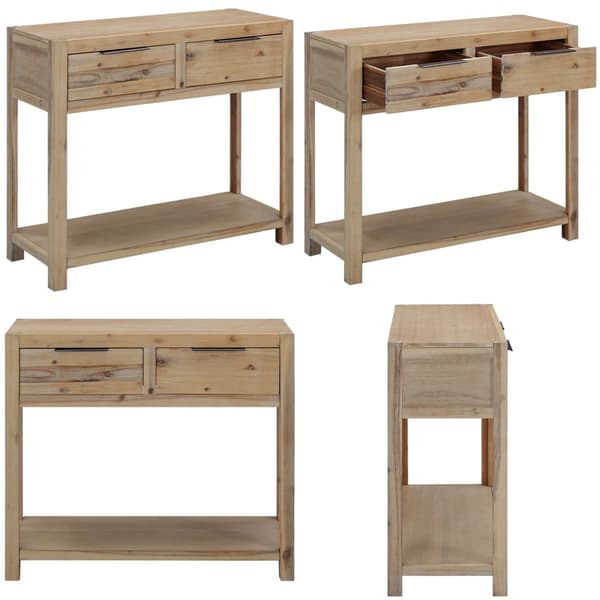 Konsolbord 82x33x73 cm massivt akacietræ - Konsolbord - Konsolborde - Home & Living