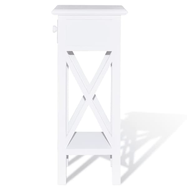 Sidebord med skuffe hvid - Telefonbord - Telefonborde - Home & Living