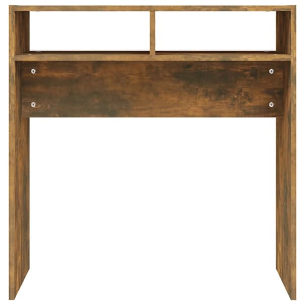 Konsolbord 78x30x80 cm konstrueret træ røget egetræsfarve - Konsolbord - Konsolborde - Home & Living