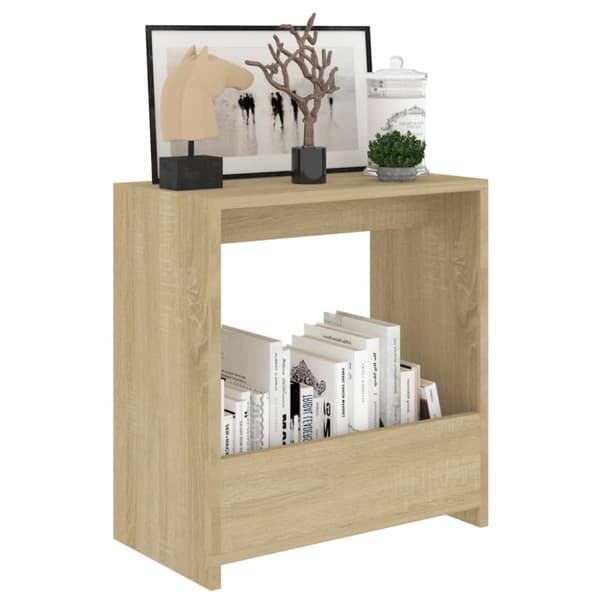 Sidobord sonoma-ek 50x26x50 cm konstruerat trä - Sidobord - Vardagsrumsbord - Home & Living