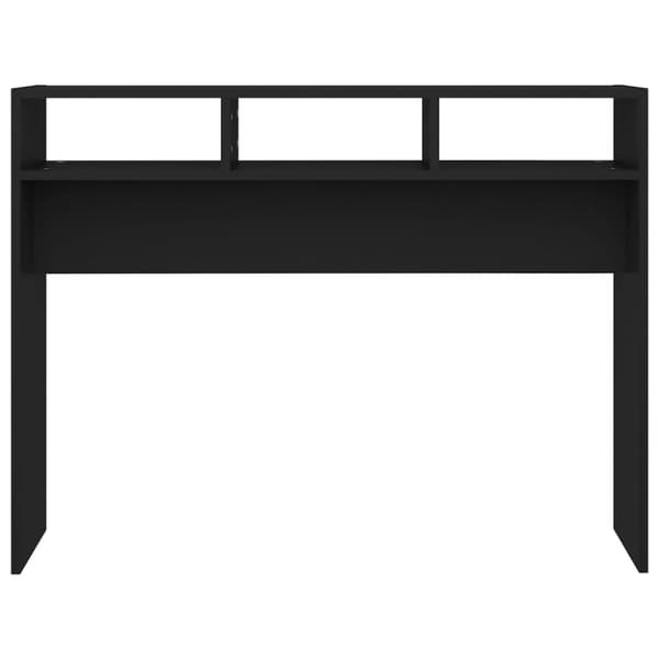 Sidobord svart 105x30x80 cm konstruerat trä - Sidobord - Soffbord - Home & Living