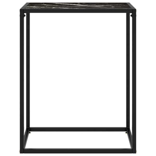 Konsolbord 60x35x75 cm hærdet glas sort - Konsolbord - Konsolborde - Home & Living