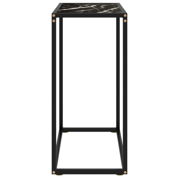 Konsolbord 60x35x75 cm hærdet glas sort - Konsolbord - Konsolborde - Home & Living