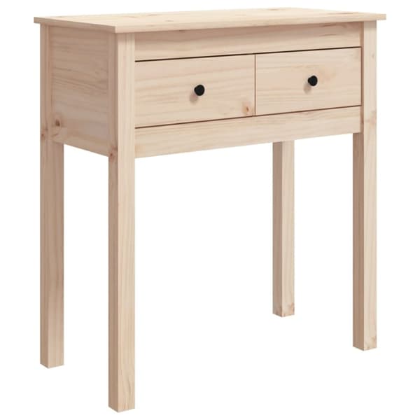 Konsolbord 70x35x75 cm massivt fyrretræ - Konsolbord - Konsolborde - Home & Living