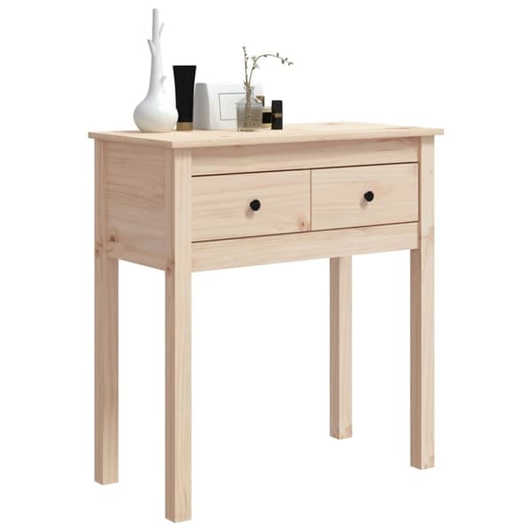Konsolbord 70x35x75 cm massivt fyrretræ - Konsolbord - Konsolborde - Home & Living