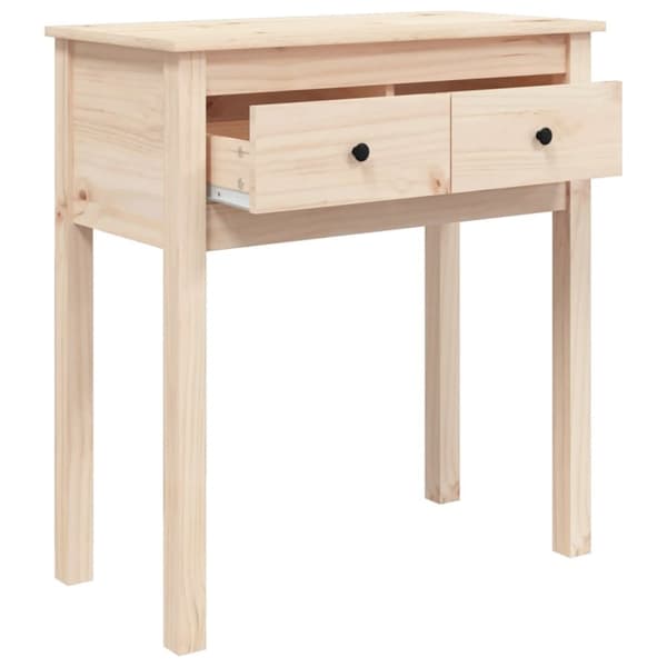 Konsolbord 70x35x75 cm massivt fyrretræ - Konsolbord - Konsolborde - Home & Living