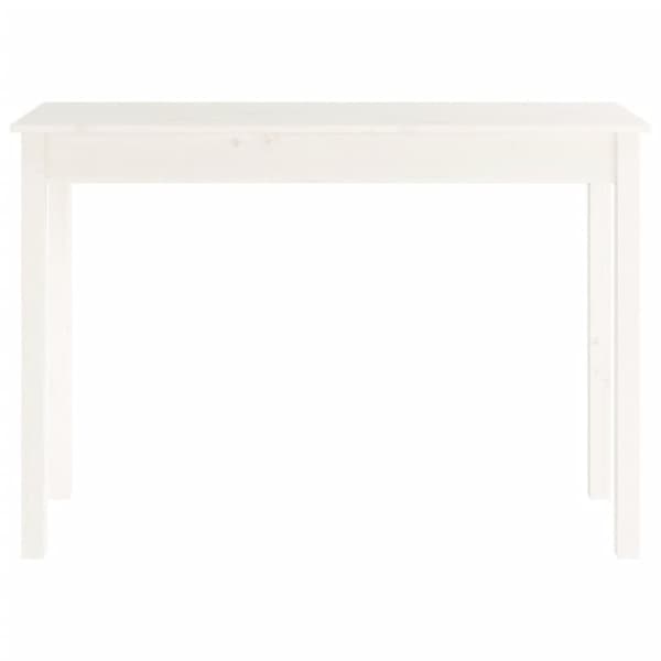 Konsolbord vit 110x40x75 cm massiv furu - Konsolbord - Träkonsolbord - Home & Living