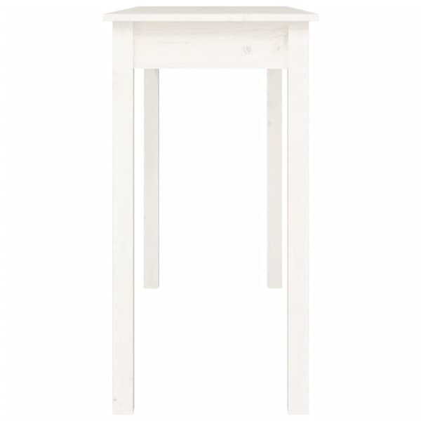 Konsolbord vit 110x40x75 cm massiv furu - Konsolbord - Träkonsolbord - Home & Living