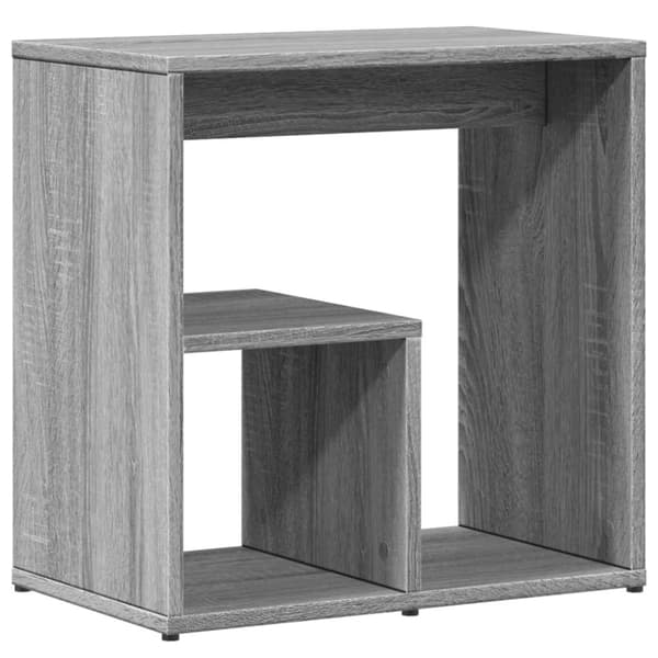 vidaXL Sidebord 2 stk grå sonoma 50x30x50 cm konstruert tre