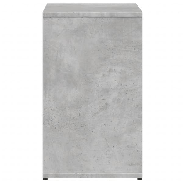 vidaXL Sivupöytä betoninharmaa 50x30x50 cm lastulevy