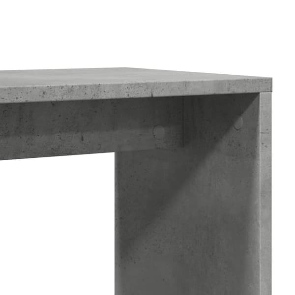 vidaXL Sivupöytä betoninharmaa 50x30x50 cm lastulevy