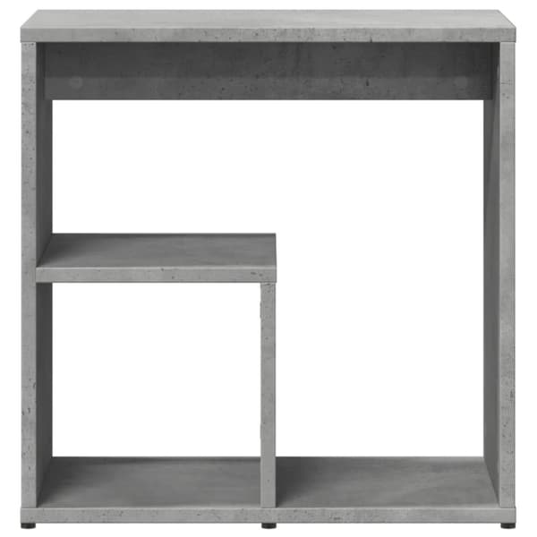 vidaXL Sidebord betonggrå 50x30x50 cm sponplate