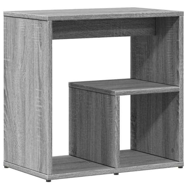 vidaXL Sivupöytä harmaa Sonoma 50x30x50 cm tekninen puu