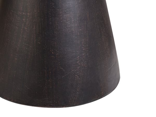 Aksent Sidebord Svart MgO Glassfiber med Forvitret Effekt UV Beis Rust Vann Vindbestandig Moderne Utendørs Stue
