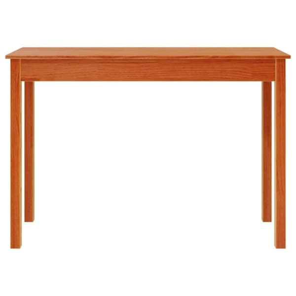 vidaXL Konsollbord voksbrun 110x40x75 cm heltre furu