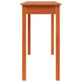Miniatyrbilde 5 av 10: vidaXL Konsollbord voksbrun 110x40x75 cm heltre furu