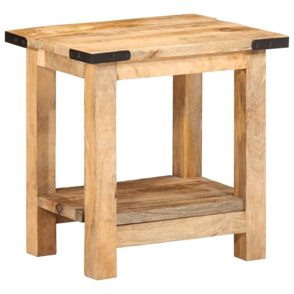 vidaXL spisebord 40x30x40 cm massivt ru mangotræ