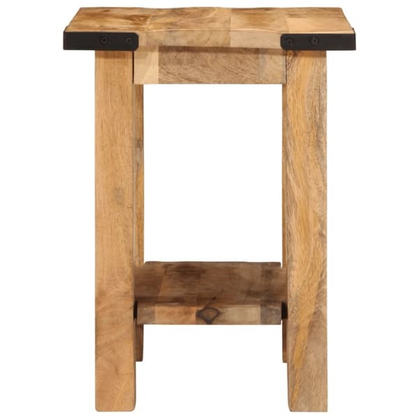 vidaXL Sidebord 40x30x40 cm grovt heltre mango
