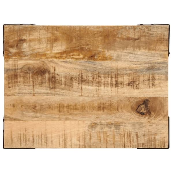 vidaXL Sidebord 40x30x40 cm grovt heltre mango